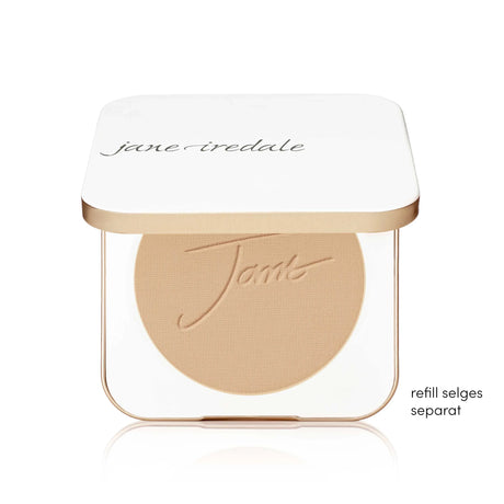 Visar det ljuse etuiet i öppet läge, redo att fyllas med önskat produktrefill.