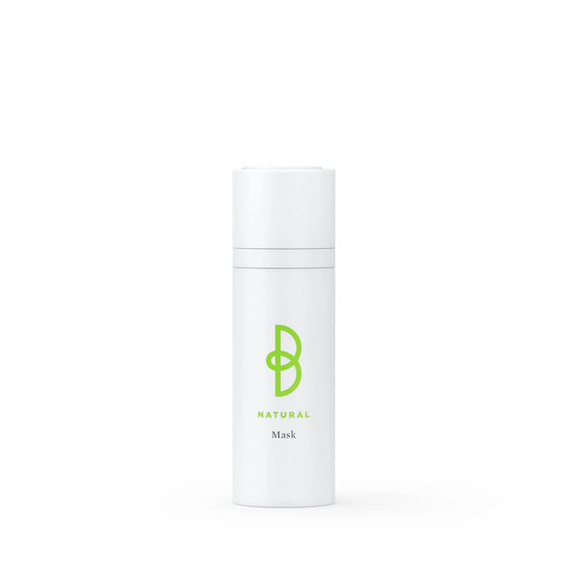 Vit flaska med svart text, stående på ljus bakgrund – en mask som minskar rynkor, ger näring och lyster.